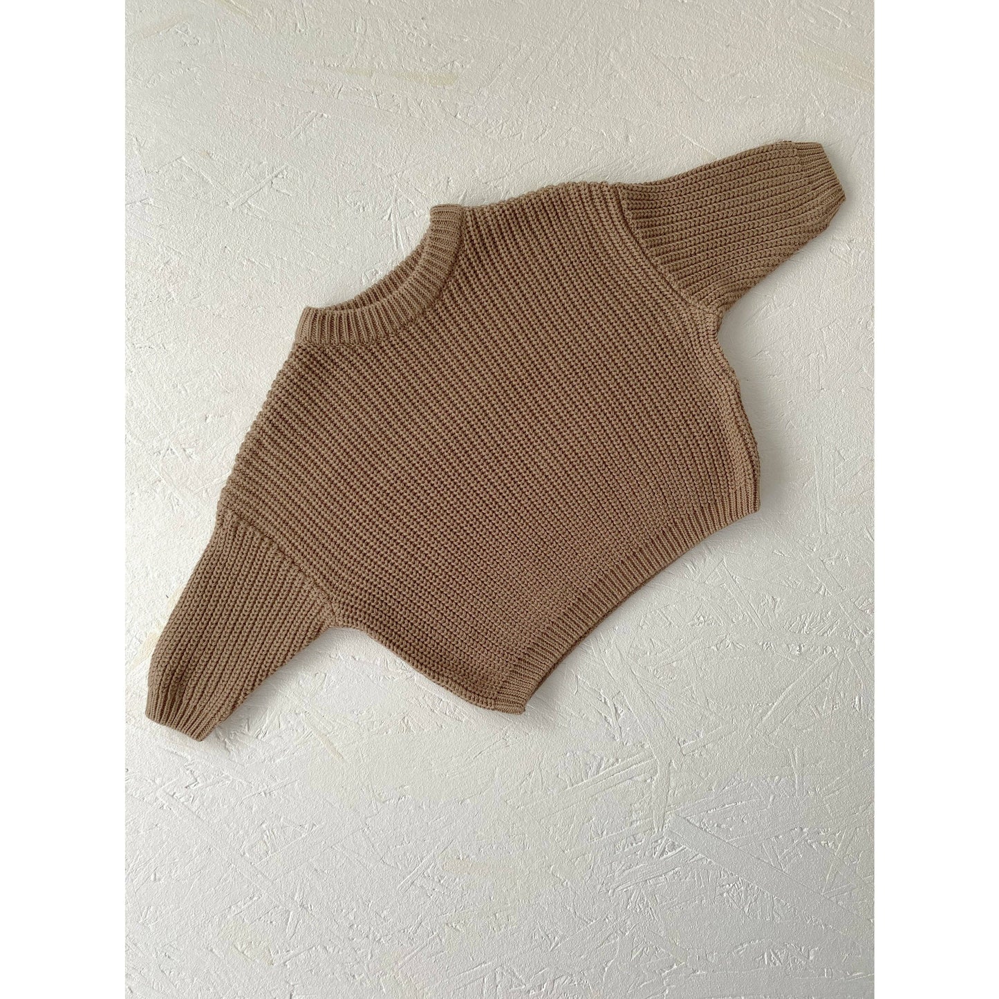 Chunky Knit Pullover - Cocoa-